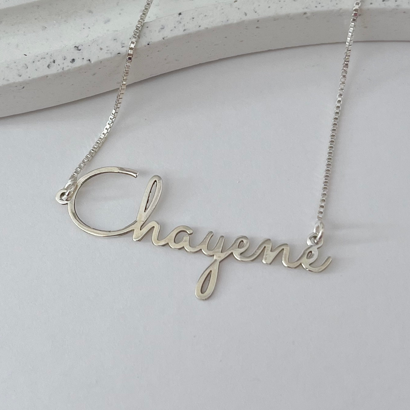 Colar de Prata Personalizado com Nome