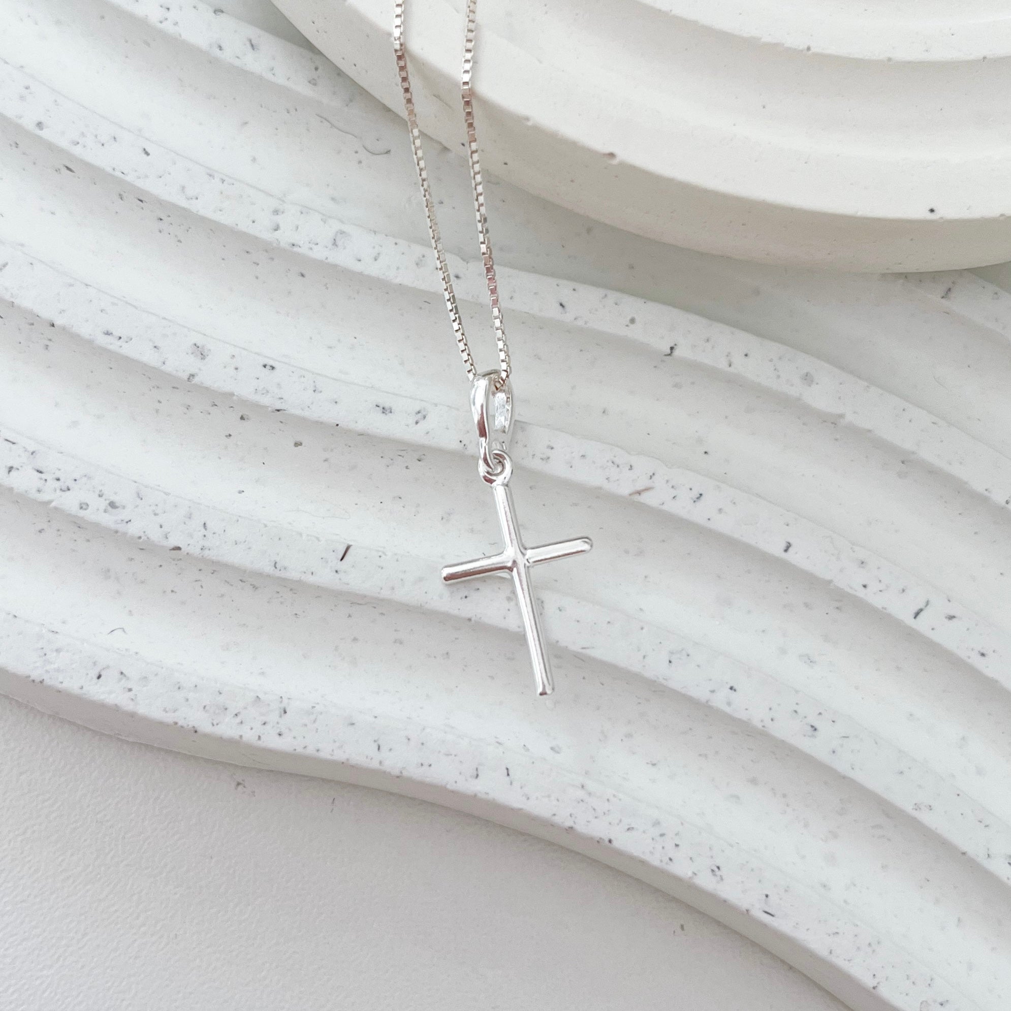 Colar de Prata Crucifixo