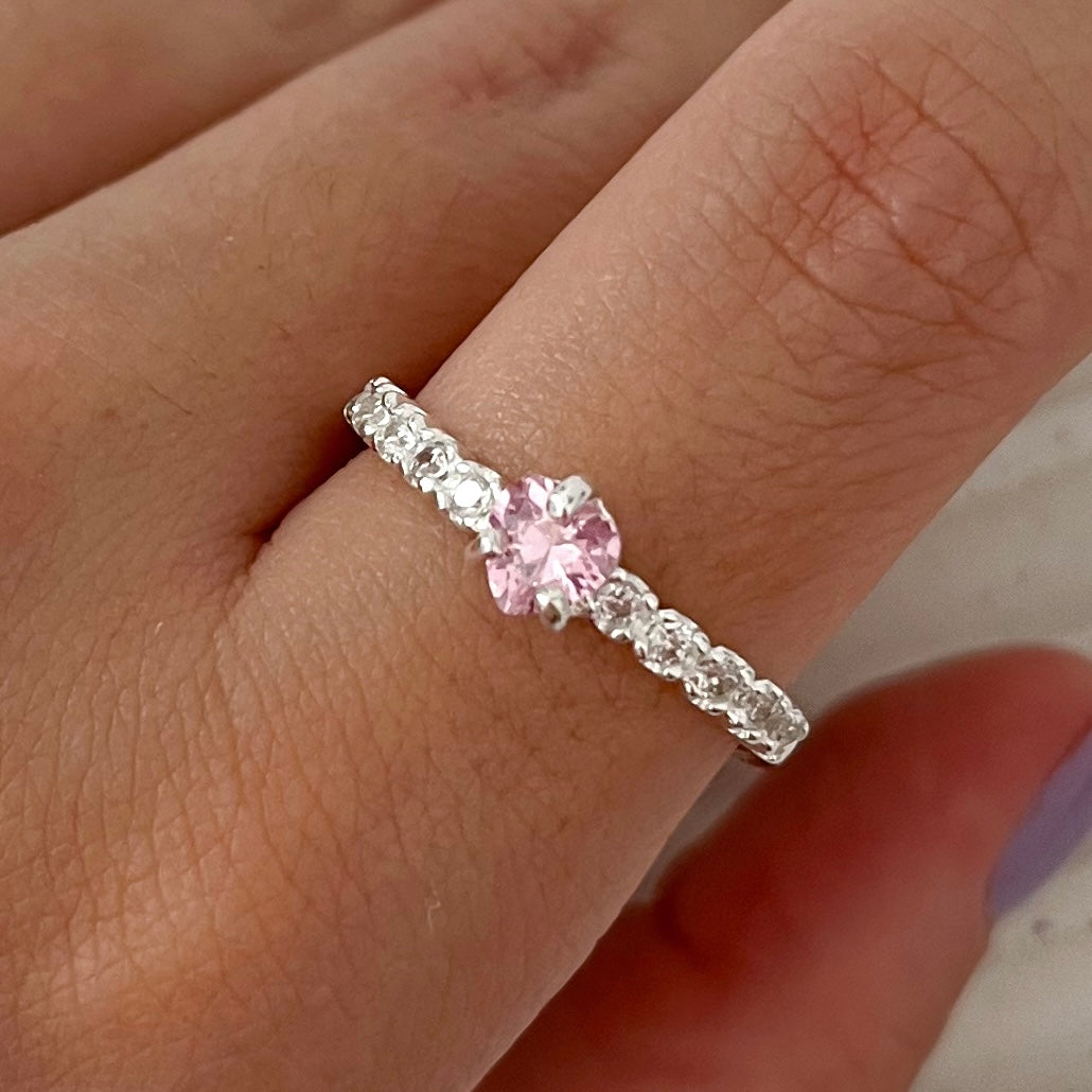 Anel de Prata Princesa
