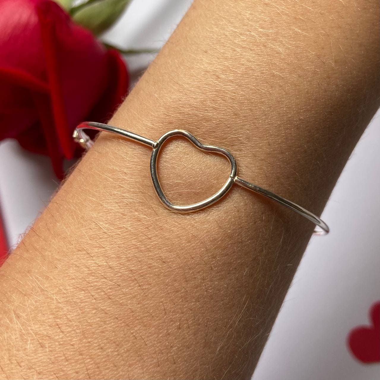 Bracelete de Coração | Coleção Romance