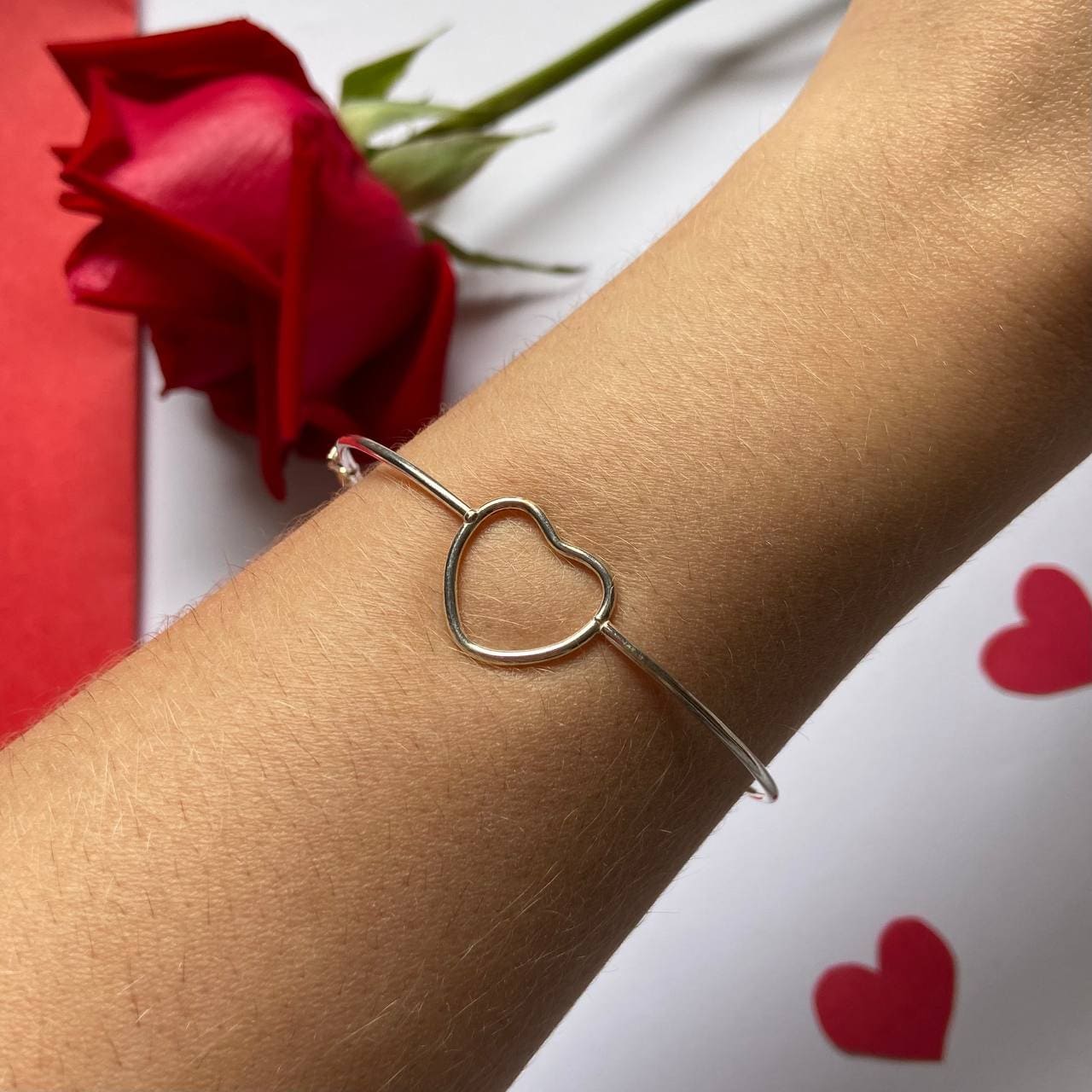 Bracelete de Coração | Coleção Romance